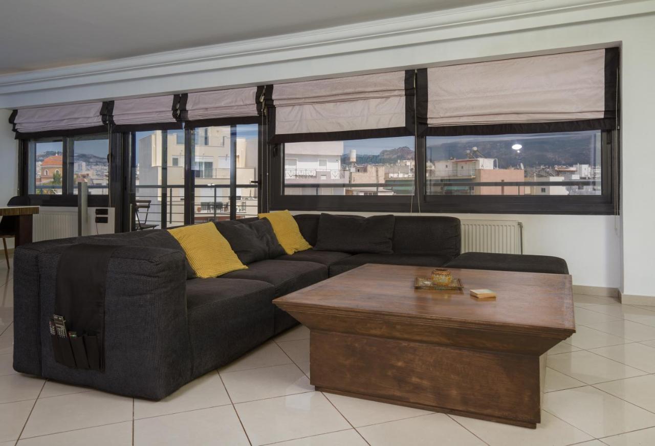 Spacious Modern Apartments With Great Rooftop View Athens Exterior photo