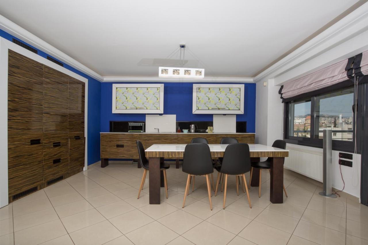 Spacious Modern Apartments With Great Rooftop View Athens Exterior photo