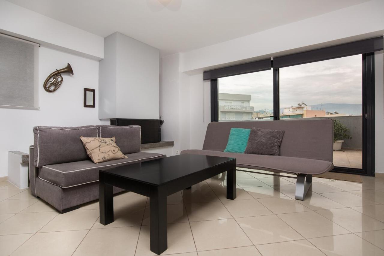 Spacious Modern Apartments With Great Rooftop View Athens Exterior photo